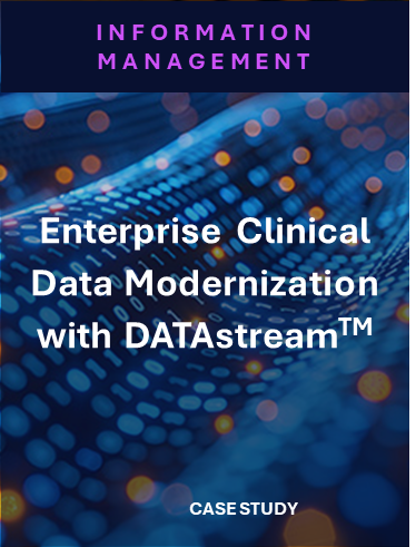 Enterprise Clinical Data Modernization with DATAstream